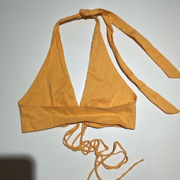 Zara Tie Halter Crop top - Picture 5 of 5